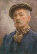 Henry Scott Tuke Self portrait oil painting artist